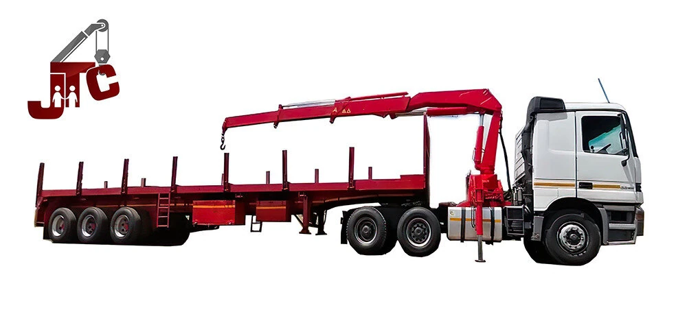 30 Ton Flatbed With Crane